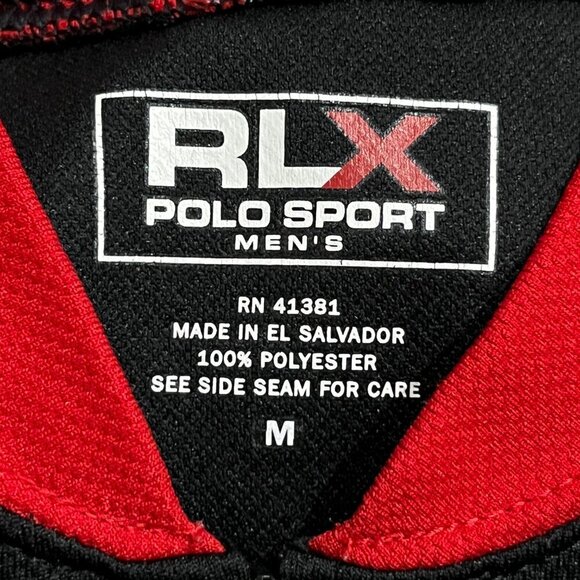 RLX RALPH LAUREN POLO SPORT BIKE CYCLING JERSEY 3/4 Zip Pull Over Sweater Mens M - Picture 11 of 14
